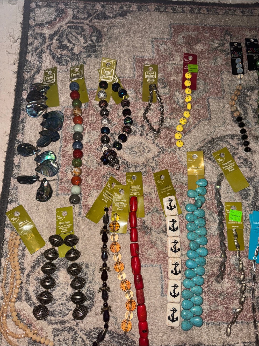 Gallery Multicolor Bead and Pendant Mix bundle jewelry charms